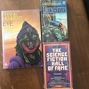 Set of vintage SciFi Books